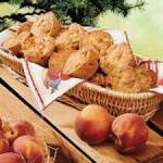 Almond Peach Muffins